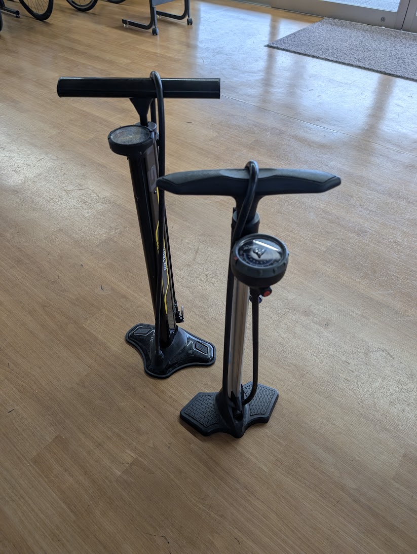 Bike maintenance area
